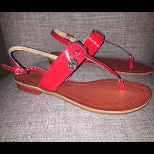 Tommy Hilfiger Harleen (6.5) red patent leather
